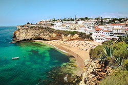 Beach at Faro in the Algarve