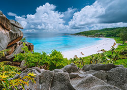 BeautifulSeychelles islands tropical beach