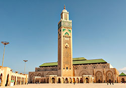 Mosque Hassan-II in Casablanca