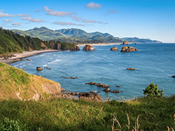 Oregon coast view from Ecola State Park