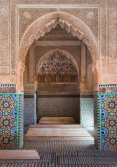 Morrocan tiled Arch