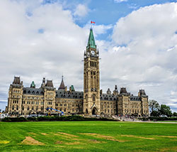 Parliment building in Ottawa